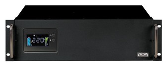 ДБЖ Powercom KIN-2200AP RM, 1760 Вт, 8хIEC, AVR, LCD